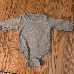 Gray Onesie 3 Months